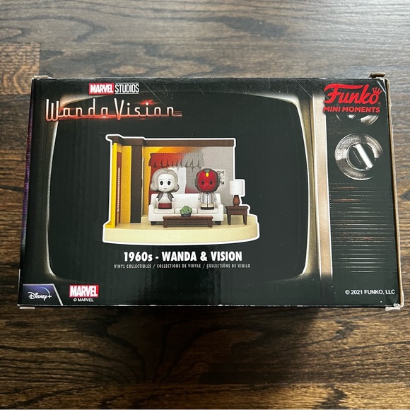 Funko Mini Moments WandaVision 1960s - Wanda & Vision (Marvel Studios) | NIB - Picture 2 of 2